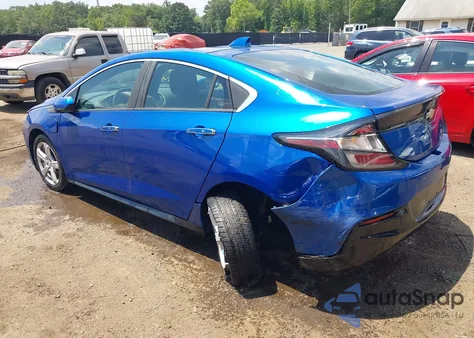 2017 Chevrolet Volt Lt из США, поврежденный, VIN 1G1RA6S57HU169672